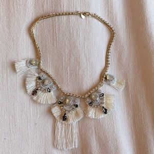 Express fringe necklace